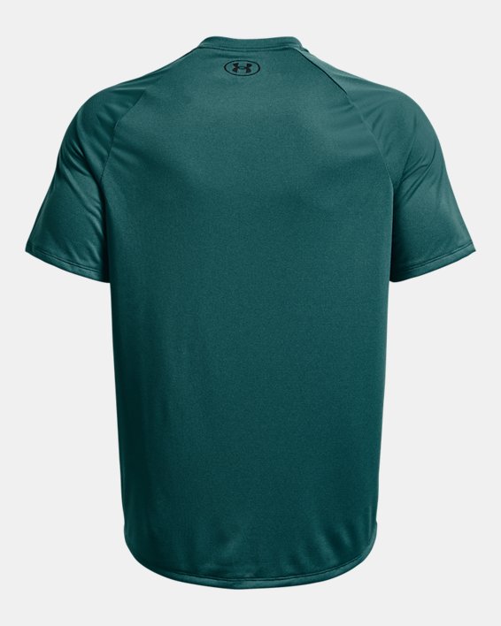 Men's UA Tech™ 2.0 Textured Short Sleeve T-Shirt in Green image number 5